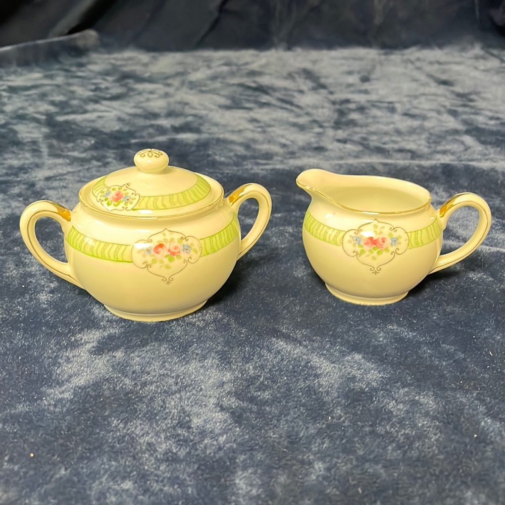 VTG Nippon Cream and Sugar Set